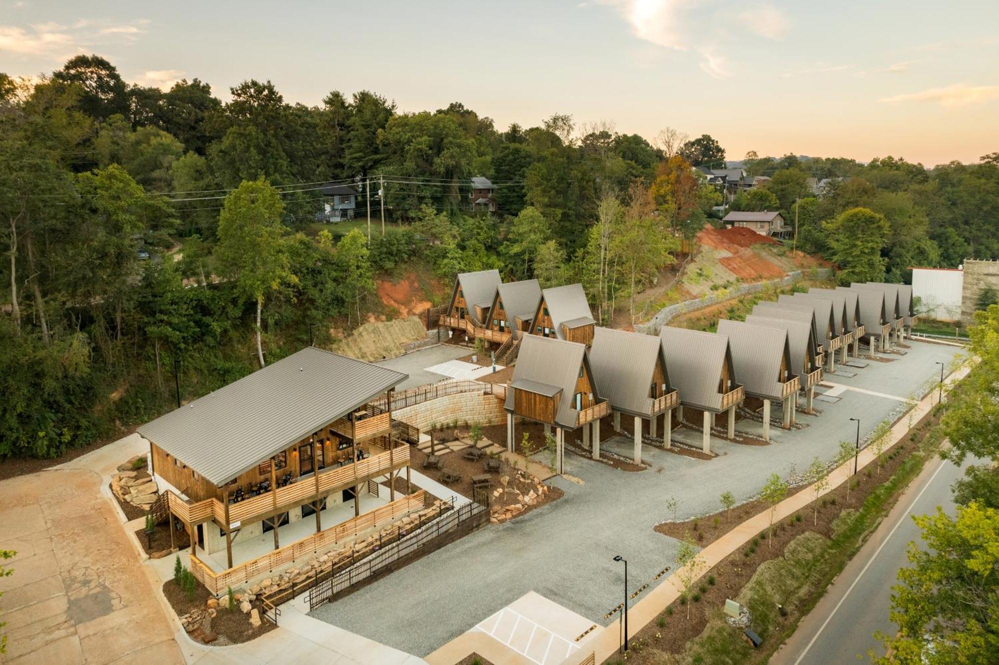 Wrong Way River Lodge & Cabins Asheville Buitenkant foto